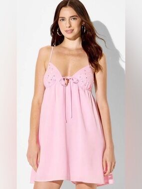 NWT A New Day Pink Babydoll Dress